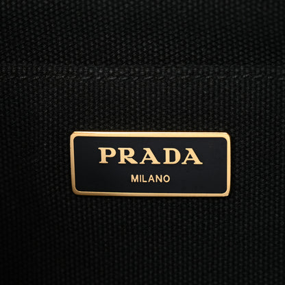 Prada Canapa Logo Tote Black 6 of 11
