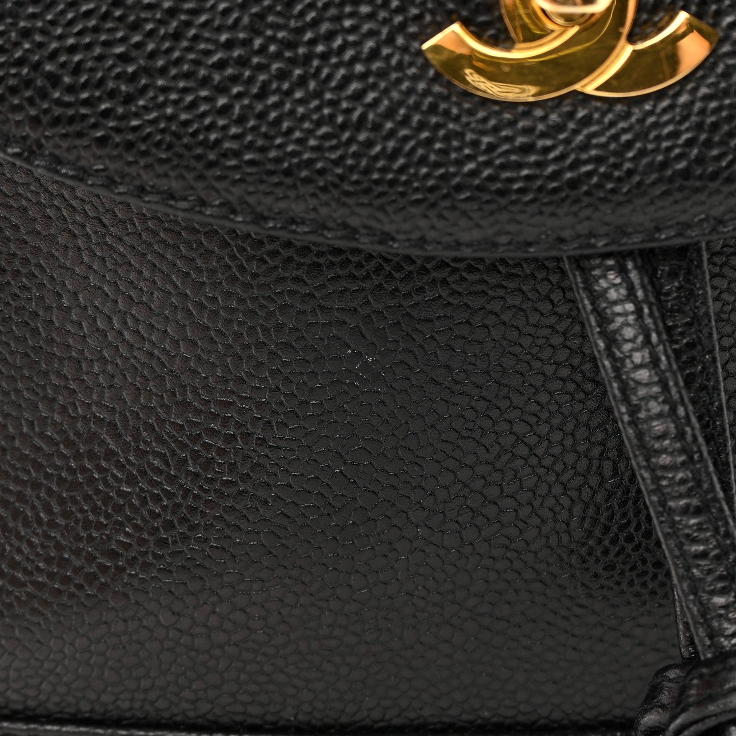 Chanel Caviar CC Backpack Black 14 of 15
