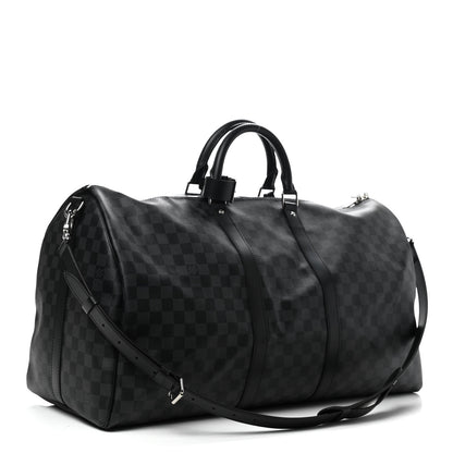 Louis Vuitton Damier Graphite Keepall Bandouliere 55 3 of 10