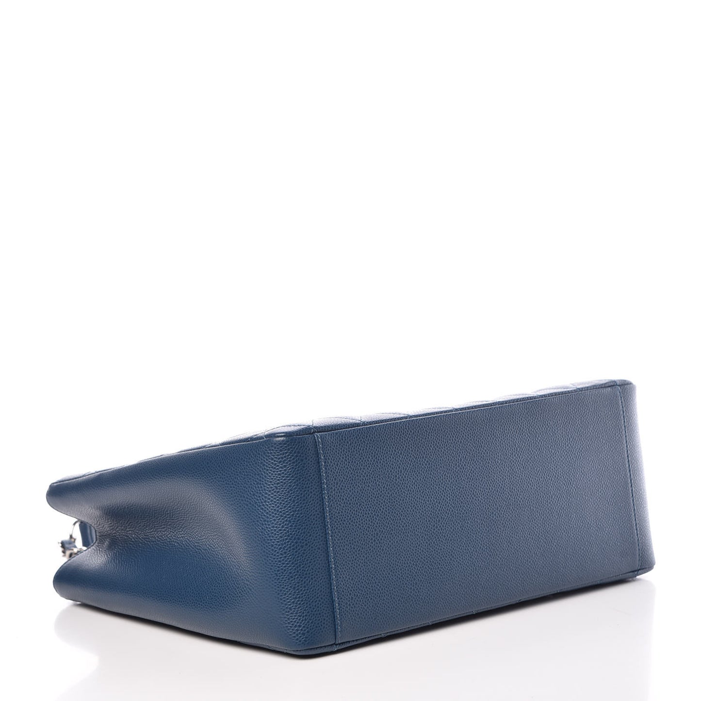 Caviar Quilted Grand Shopping Tote GST Dark Blue