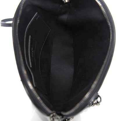 Saint Laurent Calfskin Heart Monogram Crossbody Black 5 of 9