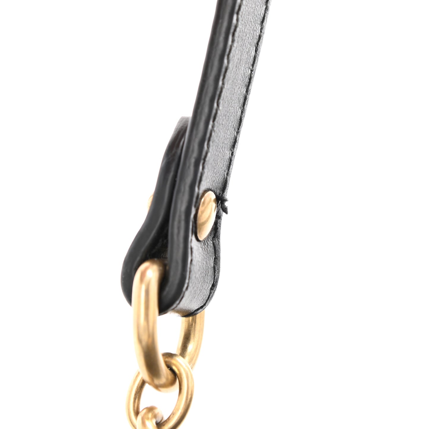 Calfskin Matelasse Mini GG Marmont Chain Shoulder Bag Black