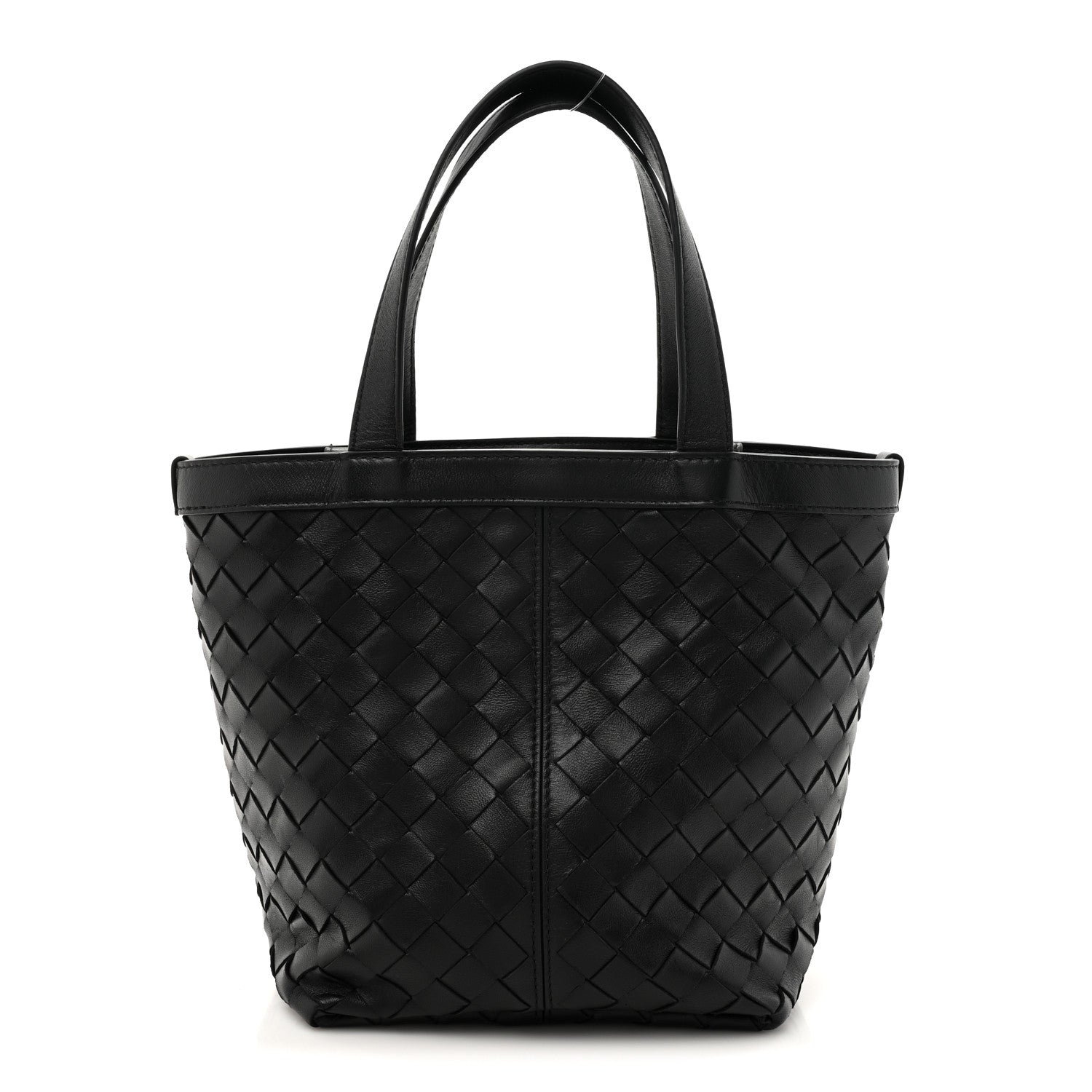 Bottega Veneta Nappa Intrecciato Small Flip Flap Tote Black 1 of 10