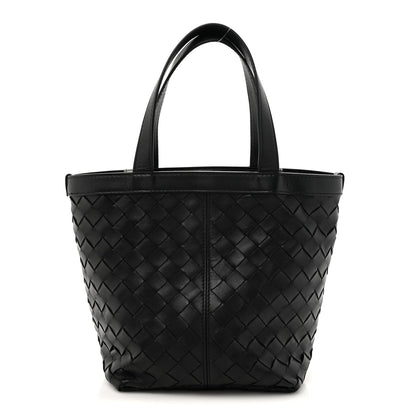Bottega Veneta Nappa Intrecciato Small Flip Flap Tote Black 1 of 10