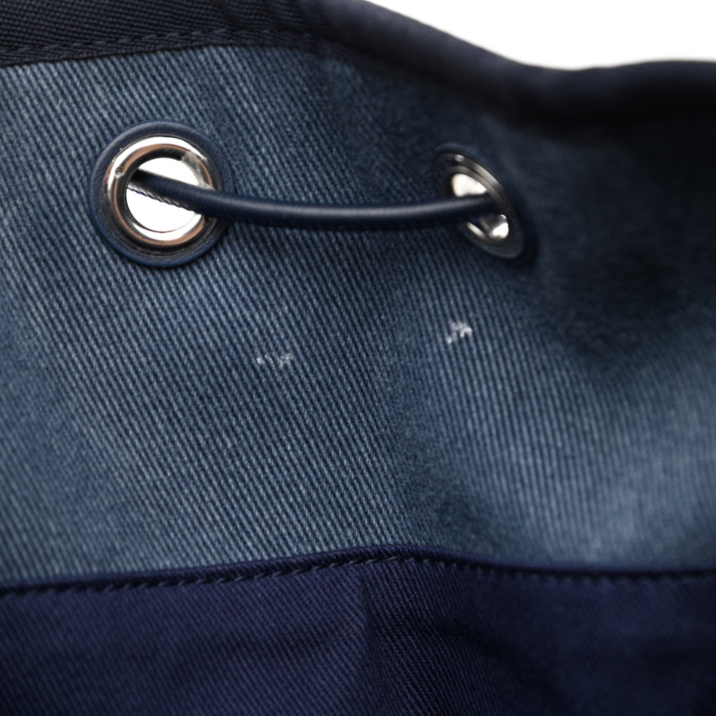 Canvas Sequin Large Deauville Backpack Navy