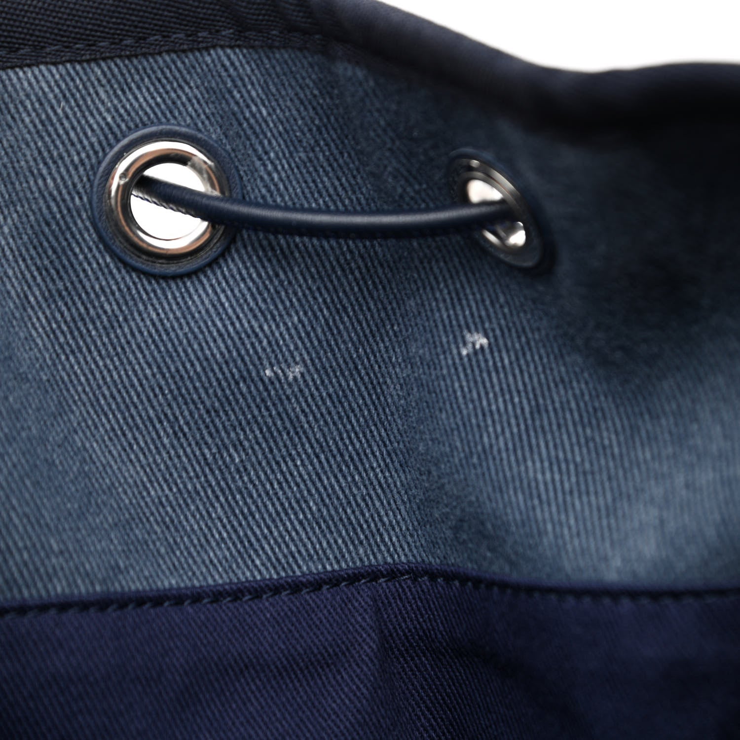 Chanel Canvas Sequin Large Deauville Backpack Navy 11 of 11