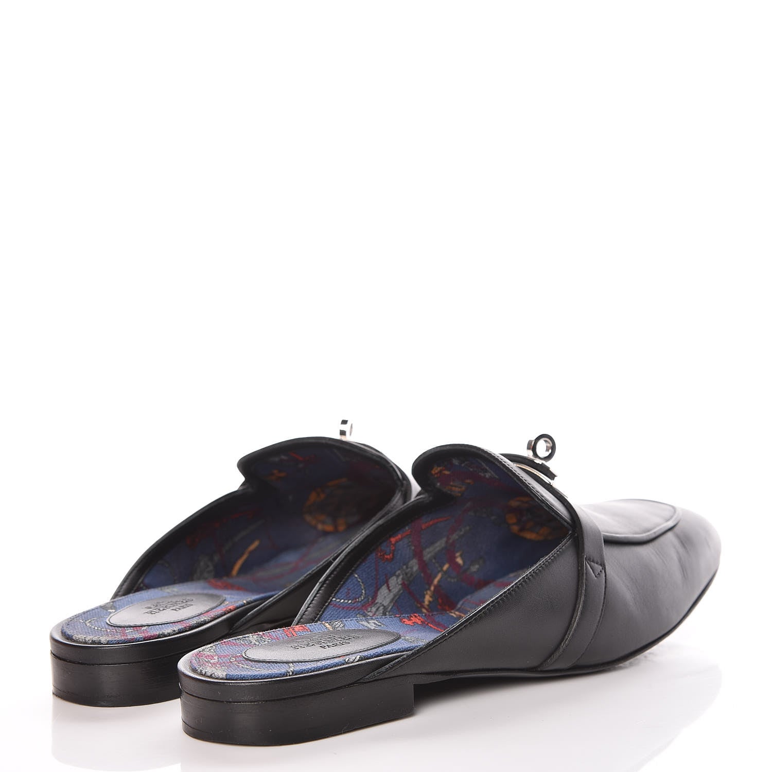 Hermes Calfskin Oz Mules 41 Black 4 of 16