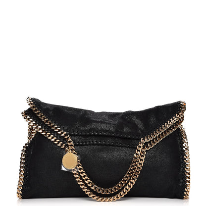 Stella McCartney Shaggy Deer Falabella Fold Over Tote Black 1 of 8