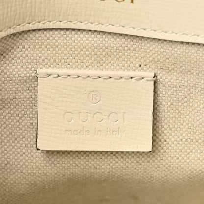 Gucci Azalea Calfskin Web Mini Horsebit 1955 Shoulder Bag Mystic White 6 of 10