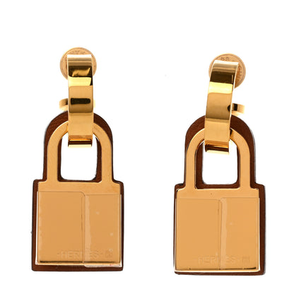 Hermes Gold Swift O'Kelly Earrings Gold 1 of 6