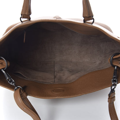 Bottega Veneta Cervo Deerskin Braided Tote Camel 5 of 9