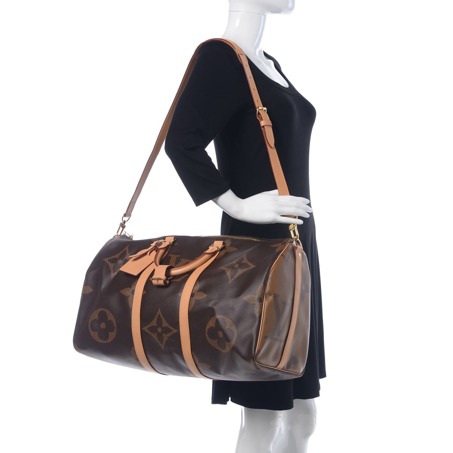 Louis Vuitton Reverse Monogram Giant Keepall Bandouliere 50 2 of 11
