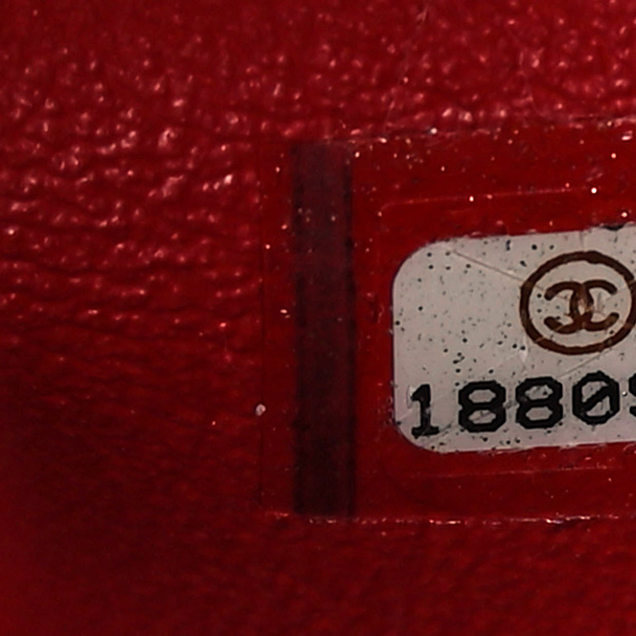 Caviar Quilted Clutch With Chain Flap Red