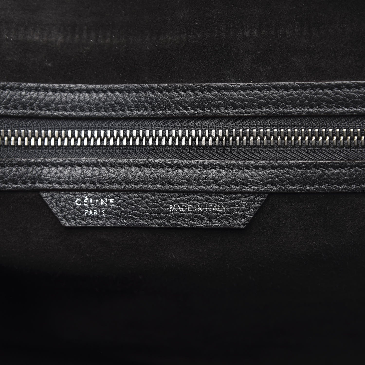 Celine Smooth Calfskin Mini Luggage Black 6 of 10