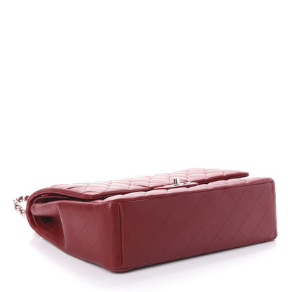 Chanel Caviar Quilted Maxi Double Flap Red 4 of 10