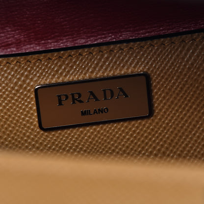 Prada Saffiano Cuir Twin Tote Caramel 6 of 10