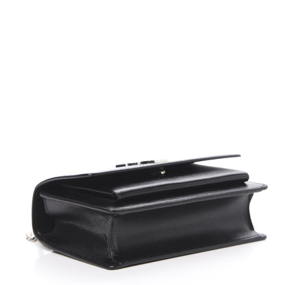 Saint Laurent Calfskin Monogram Sunset Chain Wallet Black 3 of 10