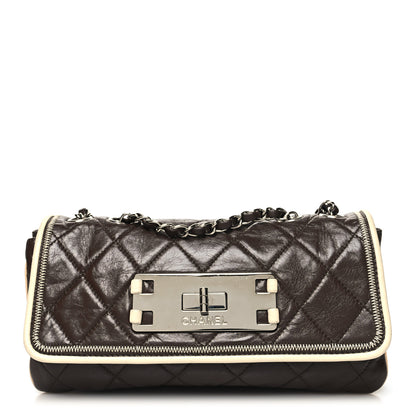 Chanel Lambskin Quilted East West Flap Brown 1 of 11