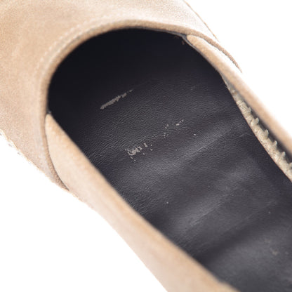 Saint Laurent Suede Espadrilles 7 Sable 9 of 11