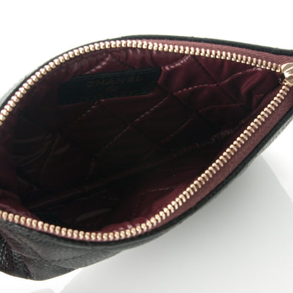 Chanel Caviar Quilted Small Cosmetic Case Black 5 of 7