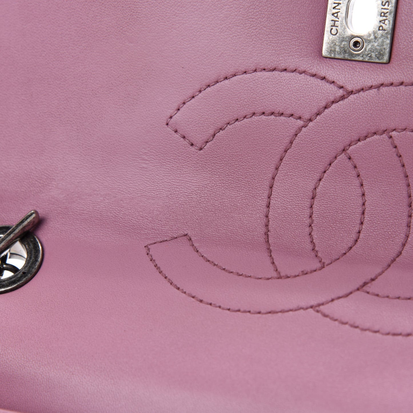 Lambskin Quilted Small Trendy CC Dual Handle Flap Bag Purple