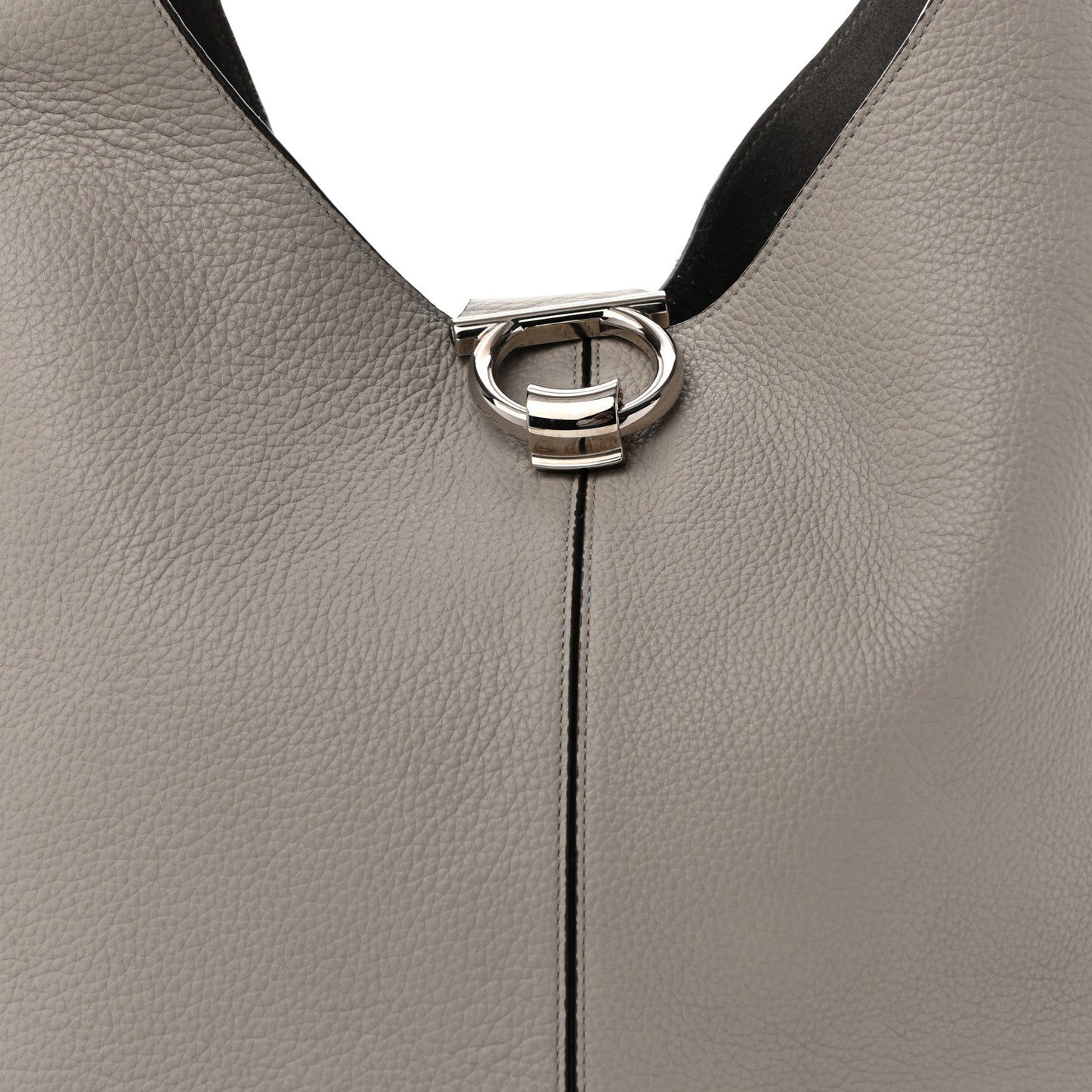 Calfskin Margot Hobo Grey