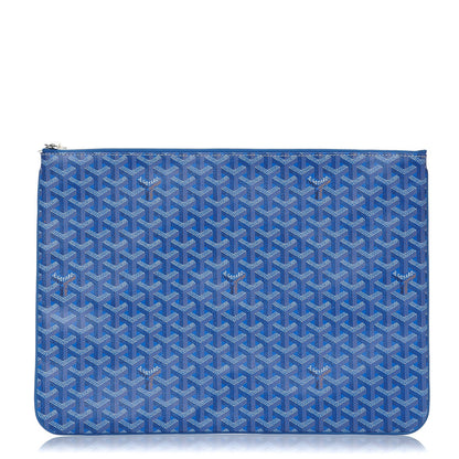 Goyard Goyardine Senat Pochette GM Sky Blue 1 of 8