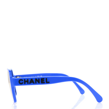Chanel Acetate Square Sunglasses 5408 Blue 3 of 8