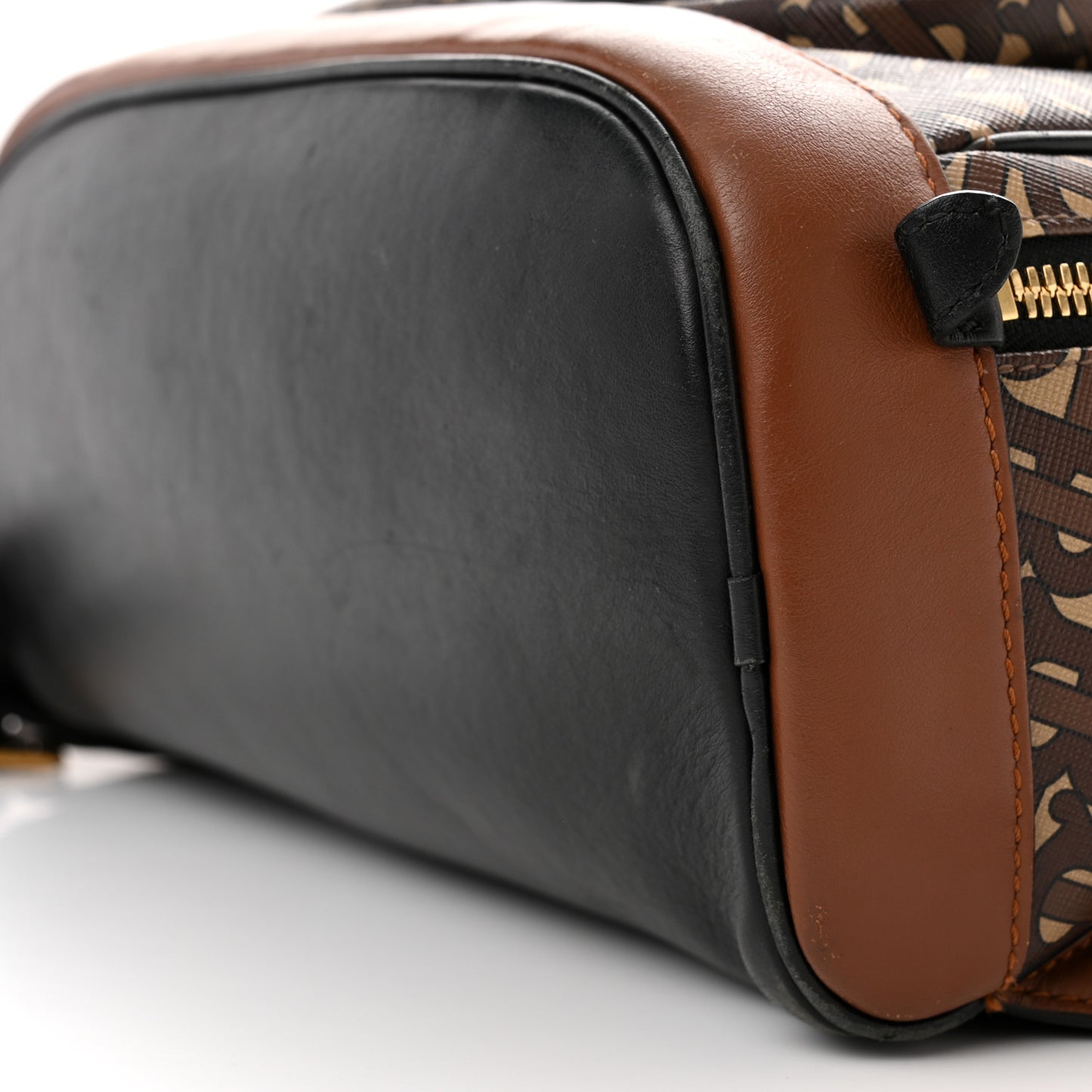 E-Canvas Monogram Rocco Backpack Bridle Brown