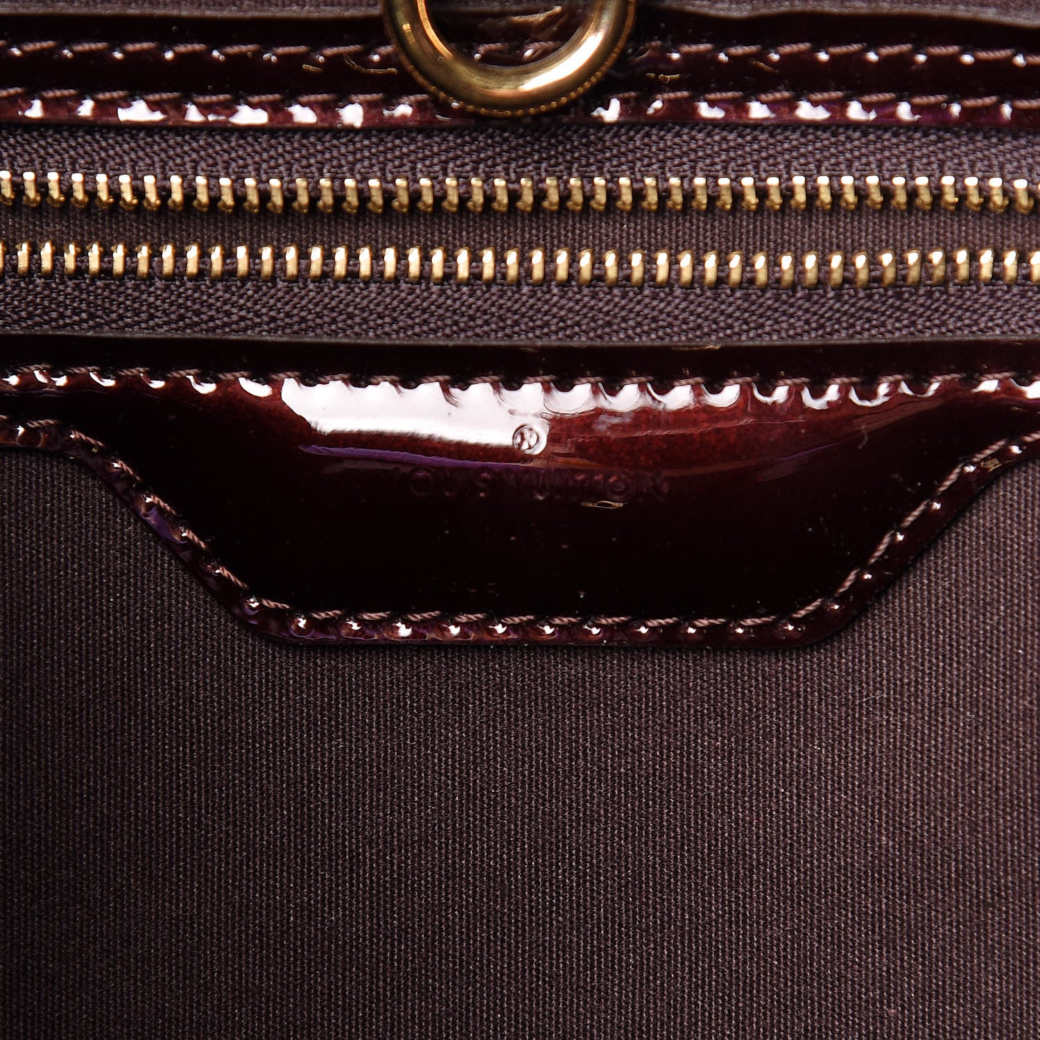 Louis Vuitton Vernis Wilshire GM Amarante 6 of 9