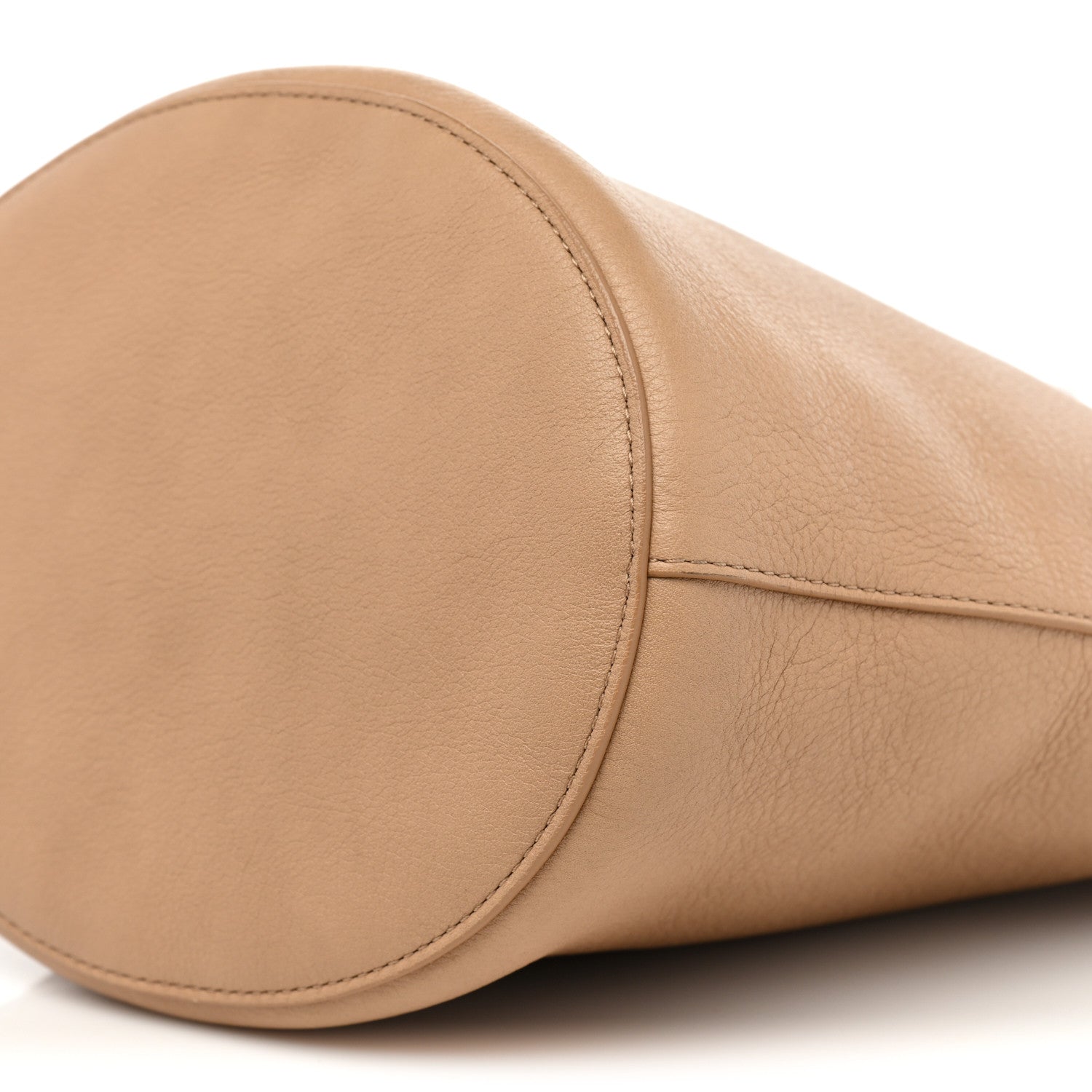 Mansur Gavriel Pebbled Calfskin Zip Bucket Bag Aglio 8 of 12