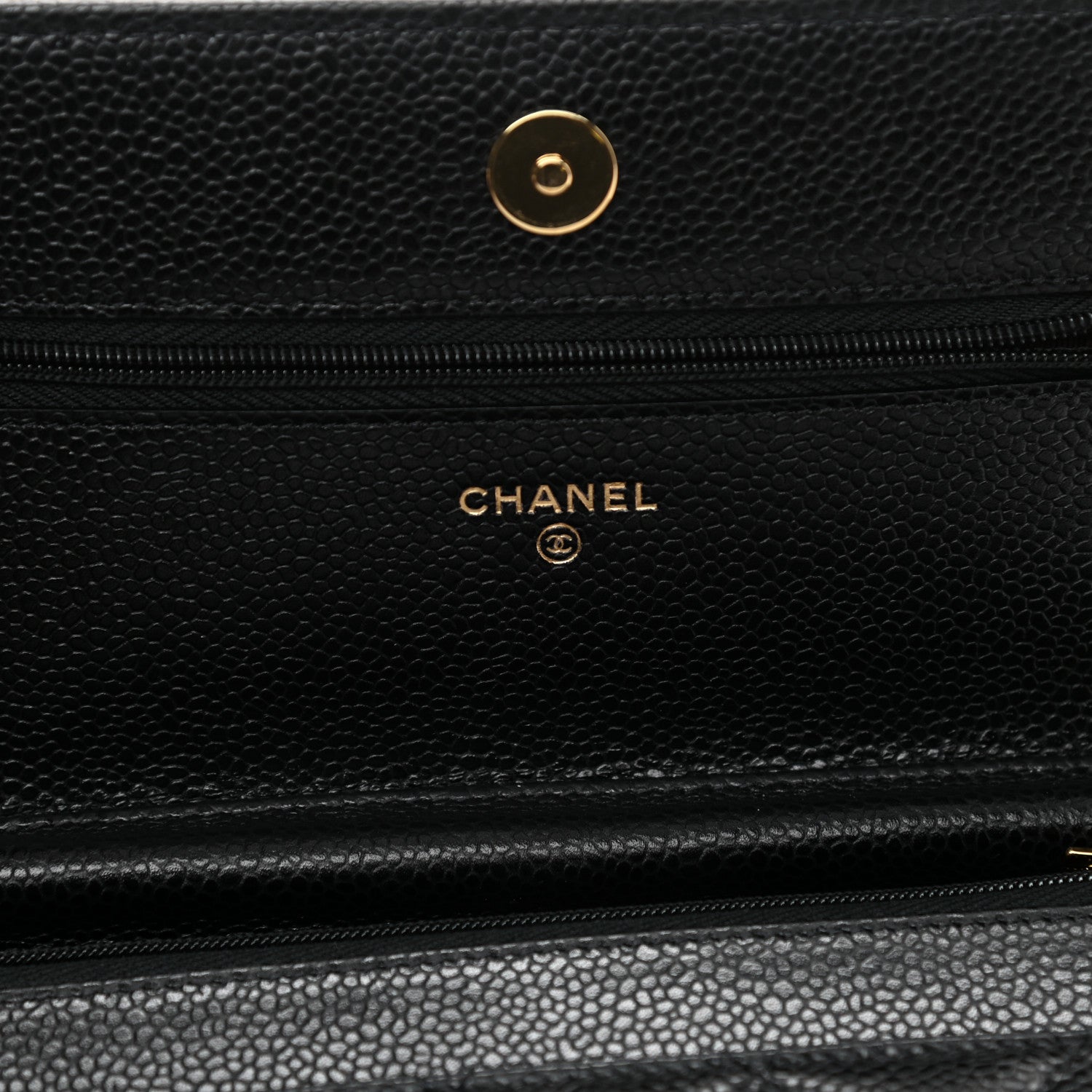 Chanel Caviar Quilted Wallet On Chain WOC Black 6 of 13