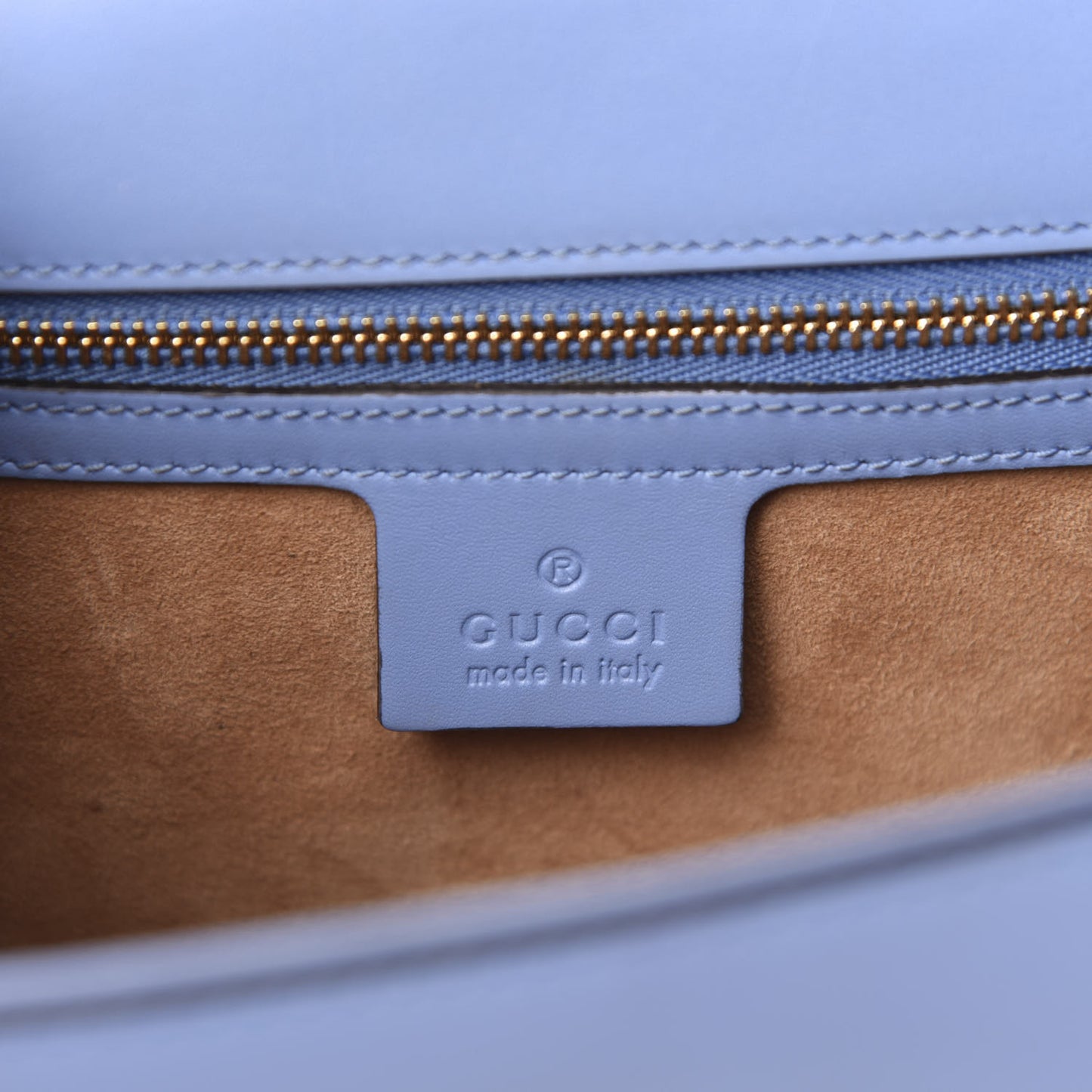 Calfskin Small Sylvie Shoulder Bag Clear Sky Blue