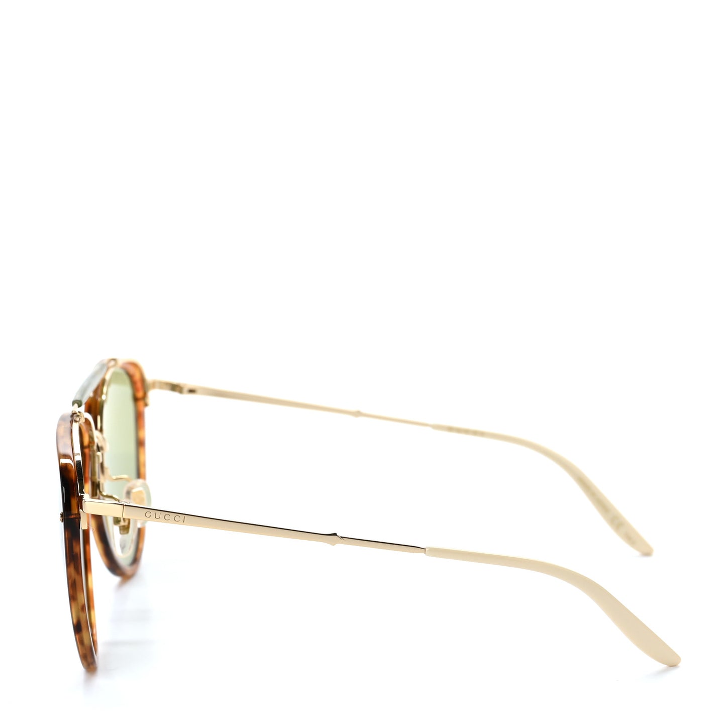 Square Frame Sunglasses GG0672S Tortoise