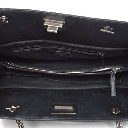 Chanel Aged Calfskin Reissue 2.55 Tote Black 7 of 11