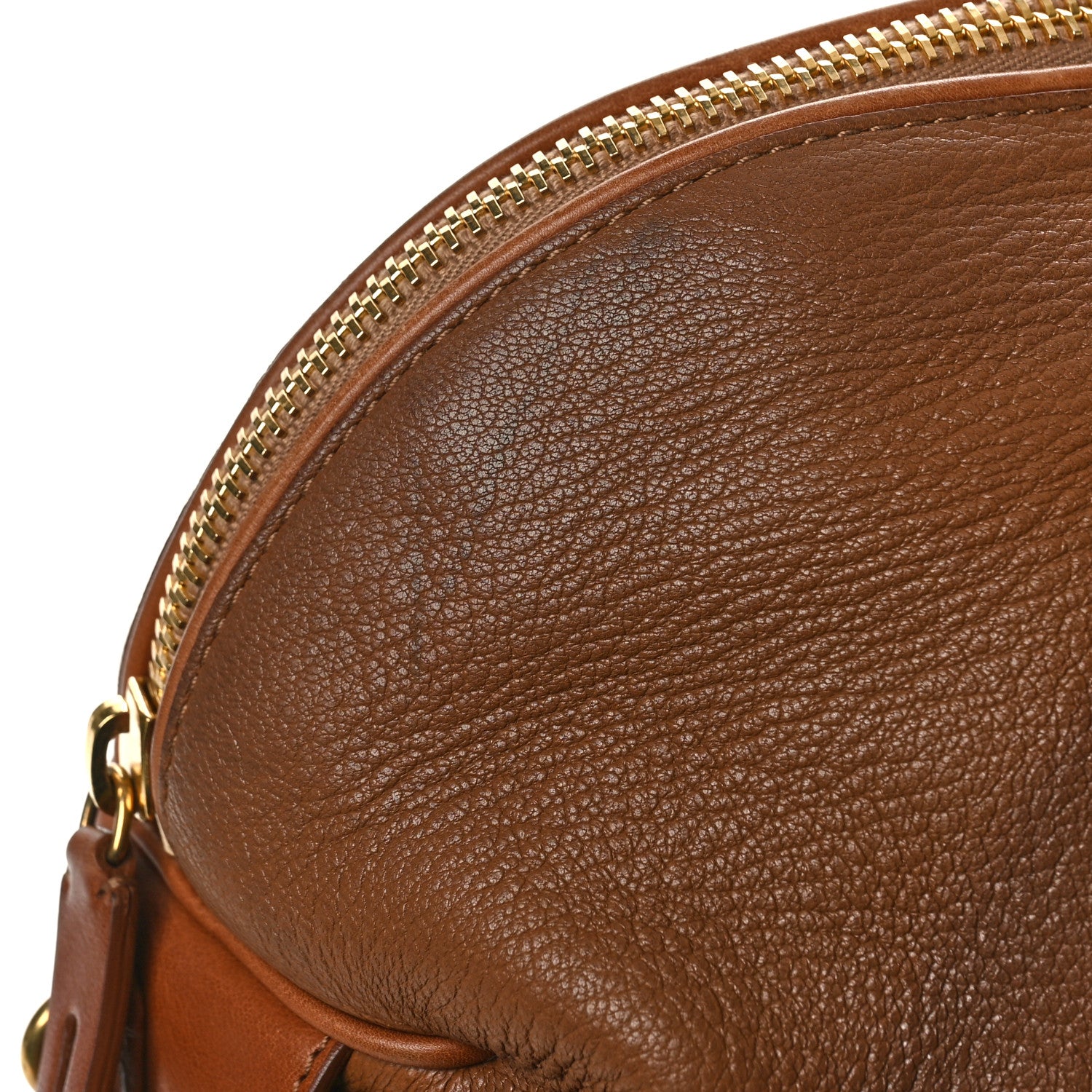 Celine Caflskin Bowling Bag Brown 11 of 14