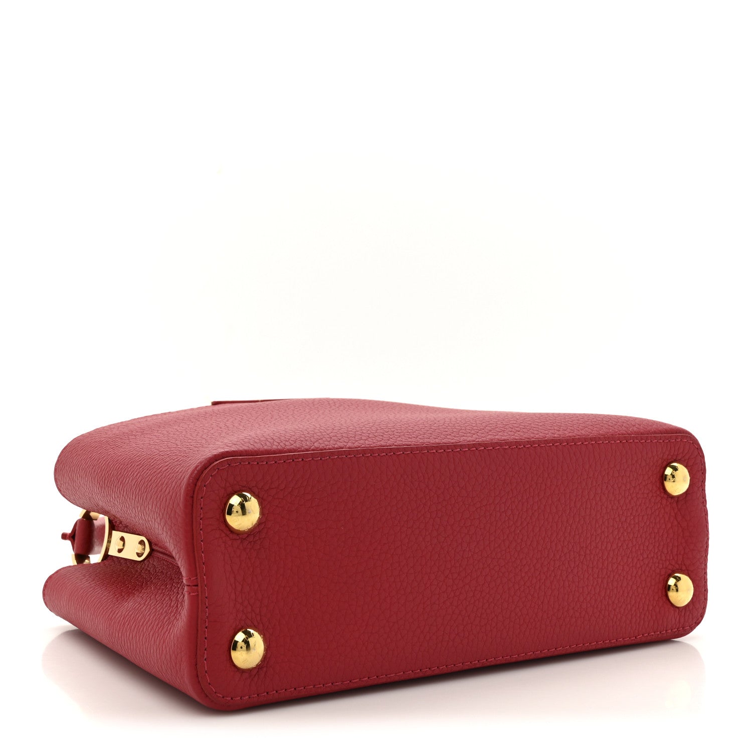 Louis Vuitton Taurillon Capucines BB Scarlet Red 4 of 11