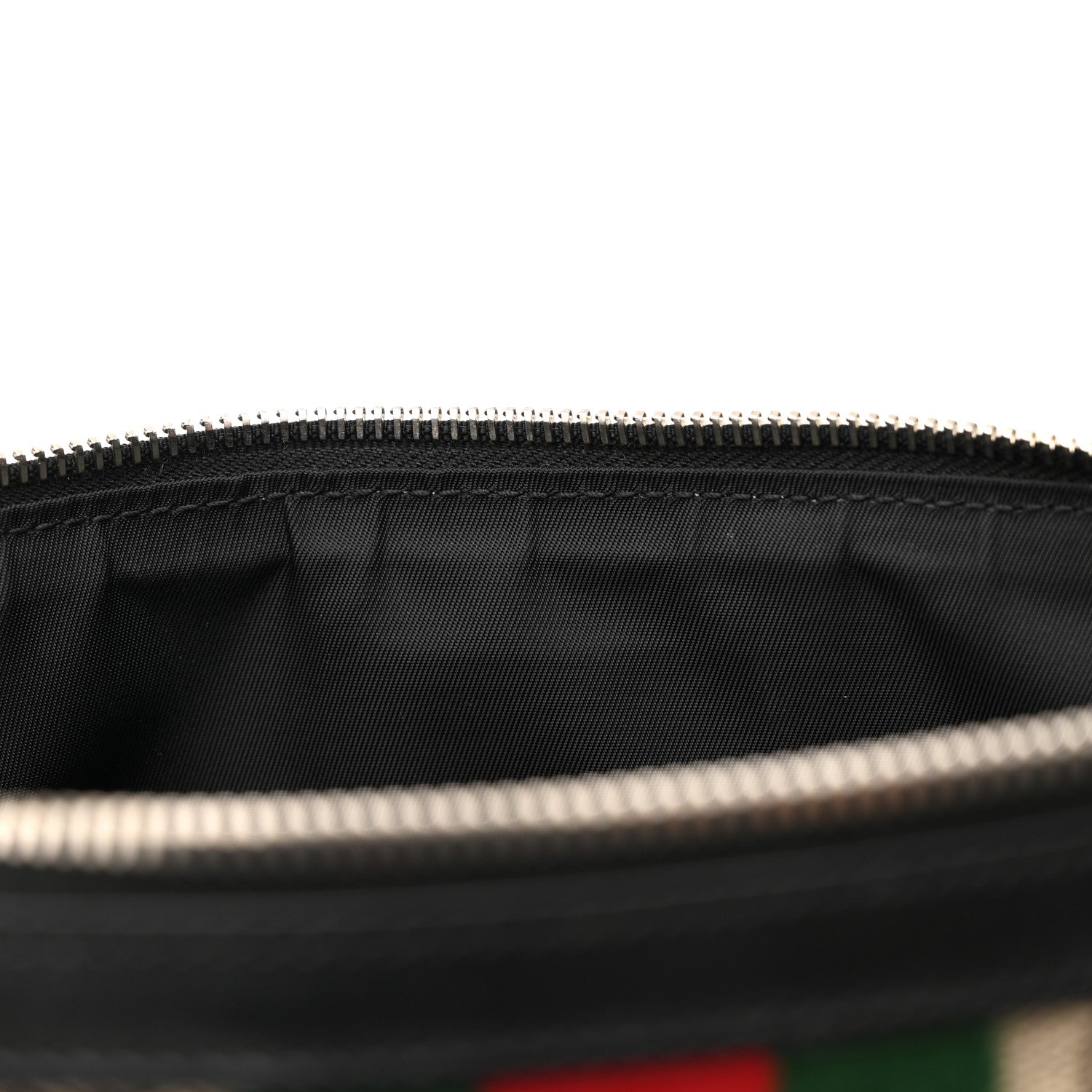 Gucci GG Supreme Monogram Web Messenger Bag Black 14 of 14