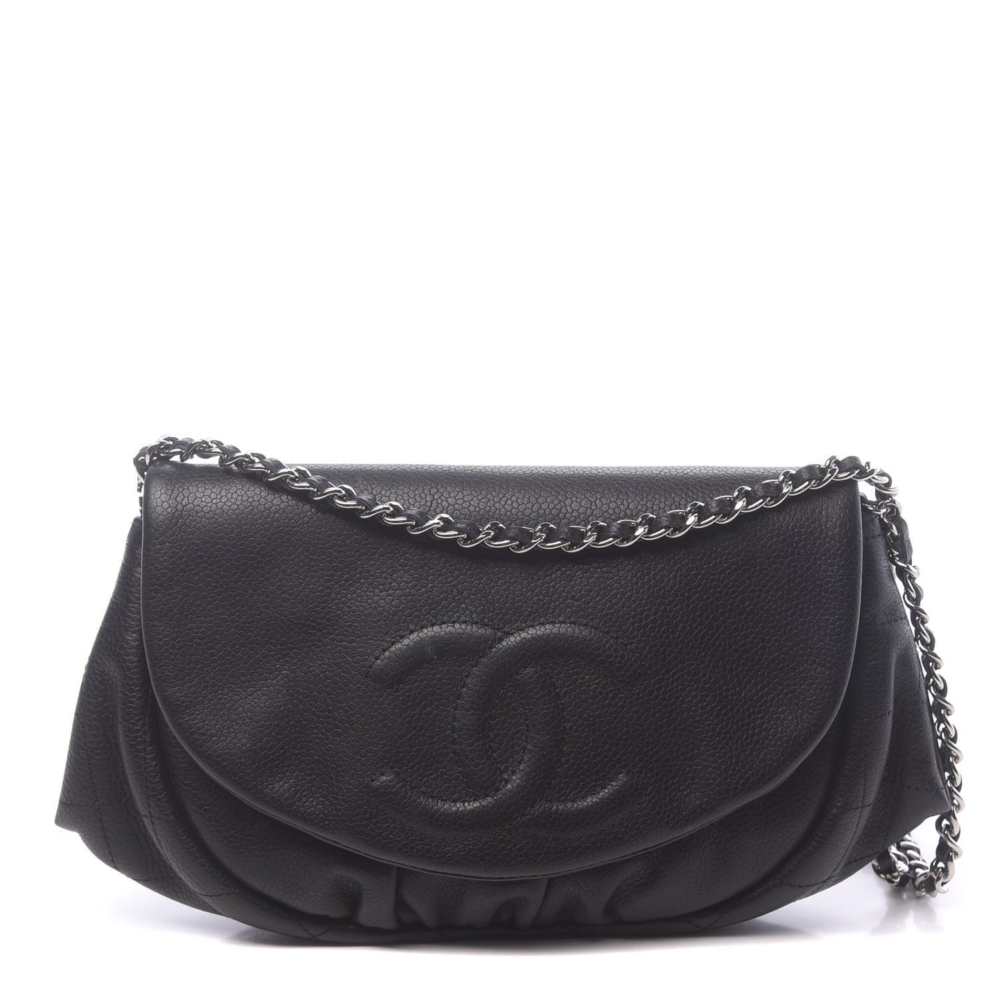 Caviar Half Moon Wallet On Chain WOC Black