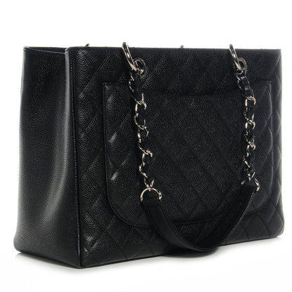 Chanel Caviar Grand Shopping Tote GST Black 3 of 7