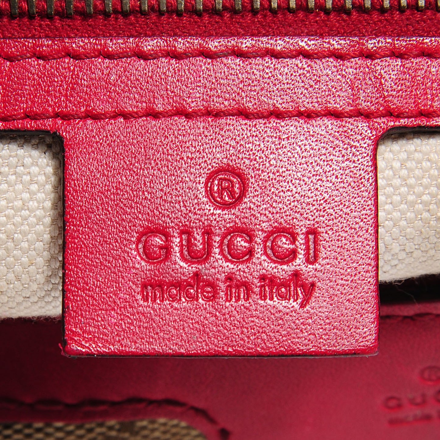Monogram Medium Joy Boston Raspberry