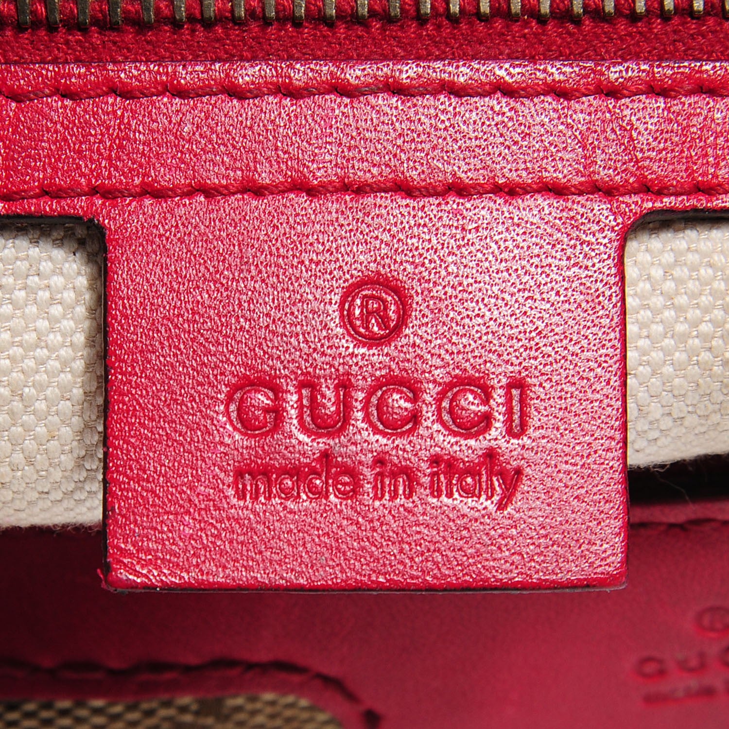Gucci Monogram Medium Joy Boston Raspberry 10 of 10