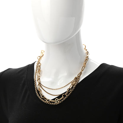 Louis Vuitton Collier Vegas Chain Necklace Gold 2 of 6