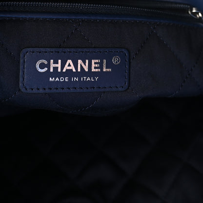 Chanel Shiny Calfskin Quilted Small Chanel 22 Navy 7 of 12