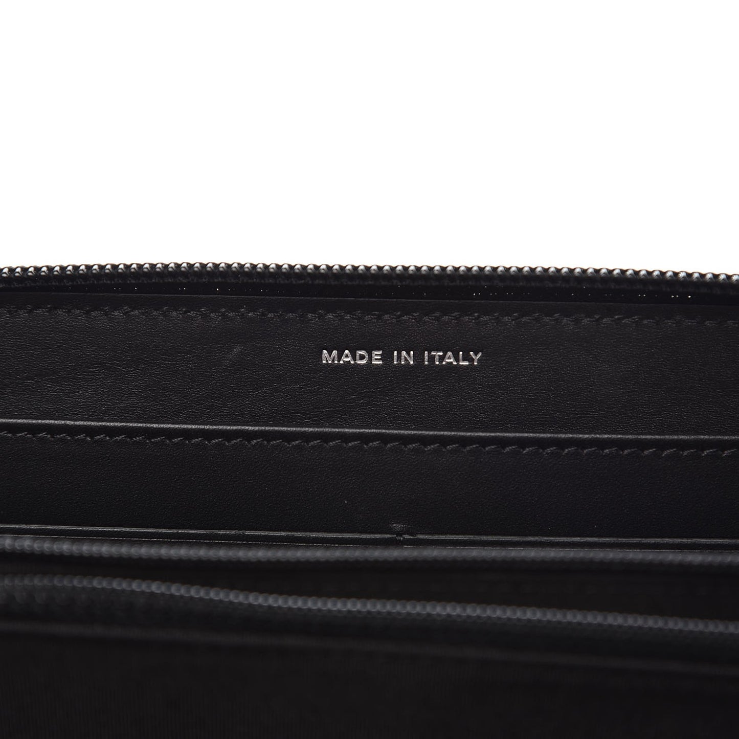 Caviar Large Timeless CC Zip Around Wallet Black