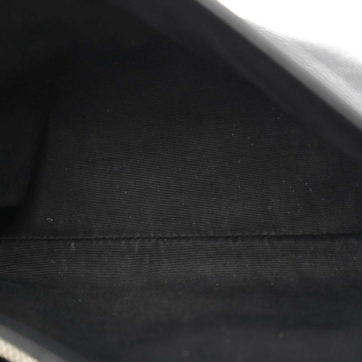 Grain De Poudre Medium West Hollywood Monogram Fold-Over Black