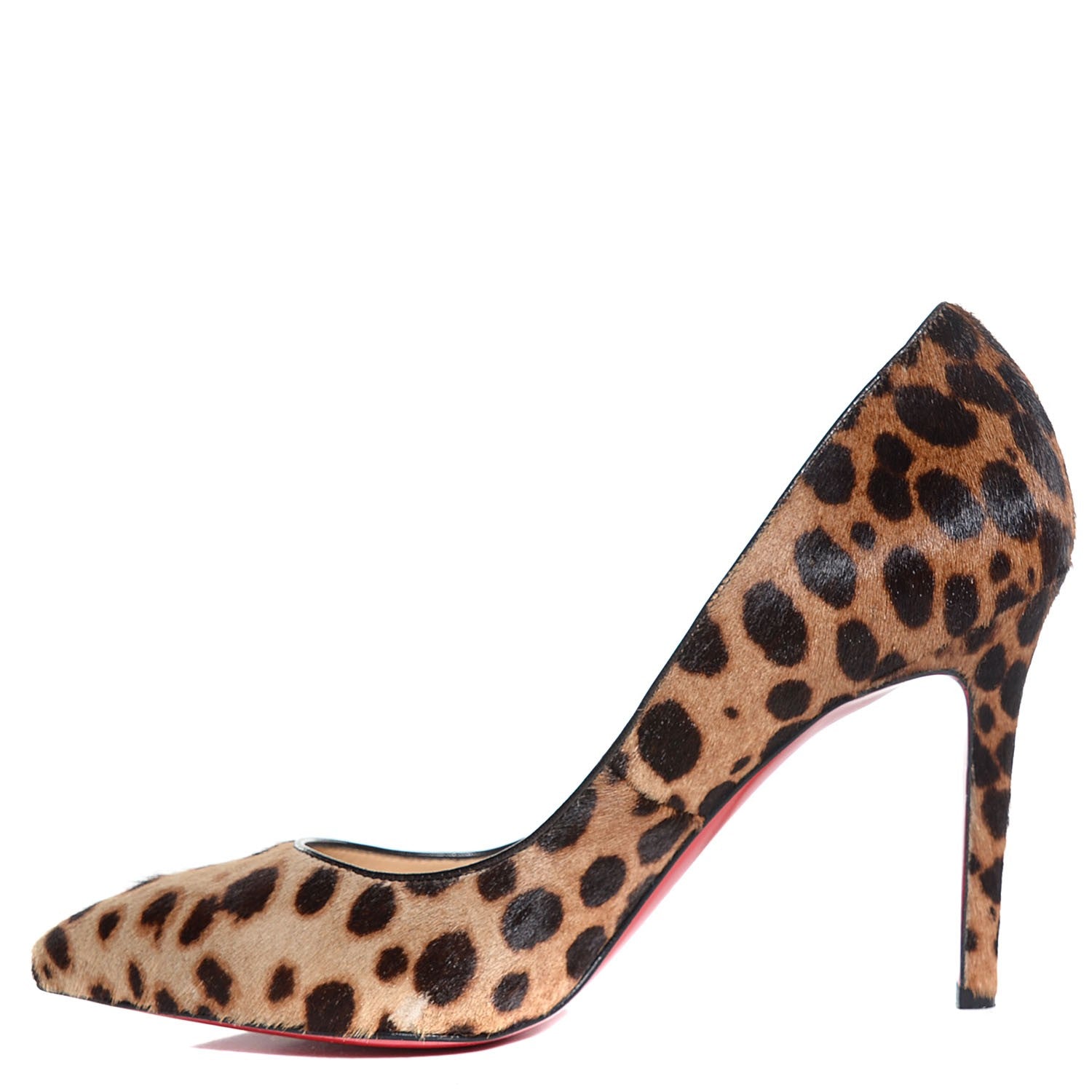 Christian Louboutin Calf Hair Leopard Print Pigalle Follies 100 Pumps 37.5 1 of 5