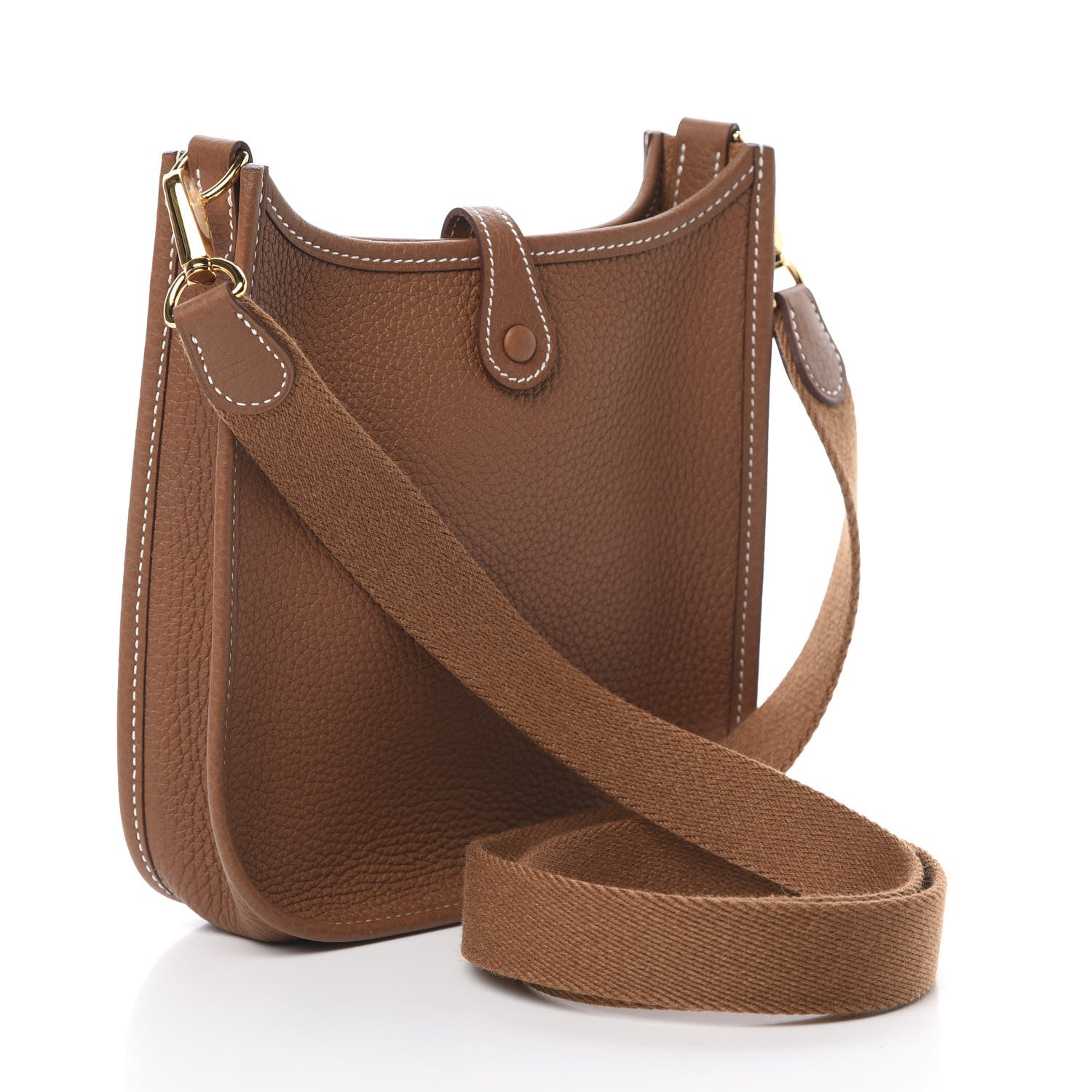 Hermes Taurillon Clemence Evelyne TPM Gold 3 of 11