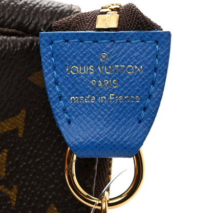 Louis Vuitton Monogram 2019 Christmas Animation Mini Venice Pochette Accessories Blue 6 of 9