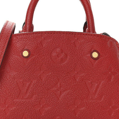Louis Vuitton Empreinte Montaigne Nano Cherry 7 of 9